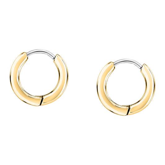 Morellato Creole Gold-Plated Stainless Steel Hoop Earrings – 1.2 cm – SAUP21