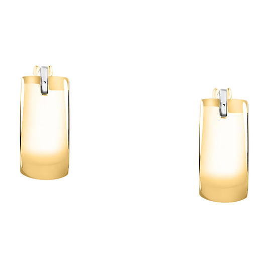 Morellato Creole Gold-Plated Stainless Steel Hoop Earrings – 1.45 cm – SAUP34