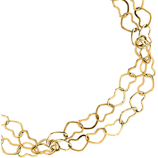 Morellato Intrecci Gold-Plated Stainless Steel Bracelet – 16 + 3 cm – SAZC19