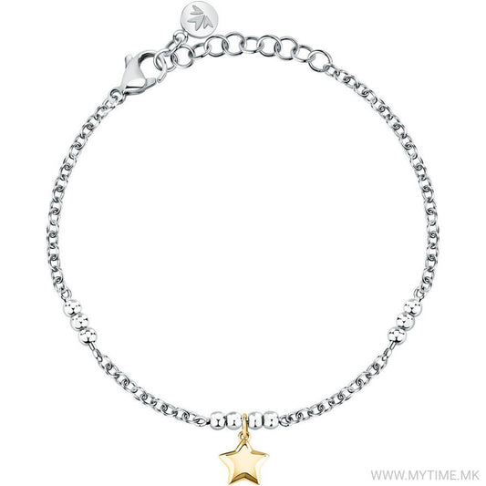 Morellato Talismani Gold-Plated Stainless Steel Star Bracelet – 16+3 cm – SAIX27