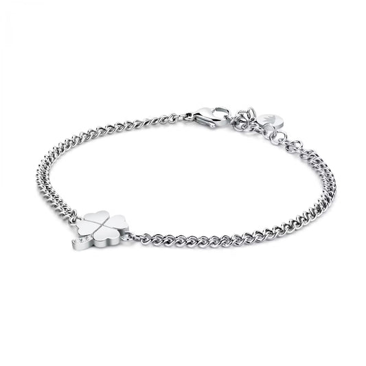 Morellato Talismani Stainless Steel Bracelet with Crystal – 16+3 cm – SAUY12