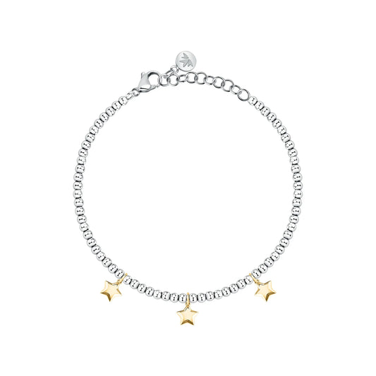 Morellato Talismani Gold-Plated Stainless Steel Star Bracelet – 16+3 cm – SAIX26