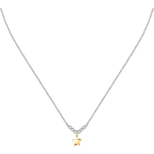 Morellato Talismani Gold-Plated Stainless Steel Star Necklace – 40+5 cm – SAIX23
