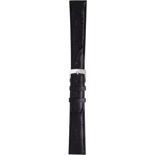 Morellato Amadeus Crocodile XL Black Watch Strap- Size 20
