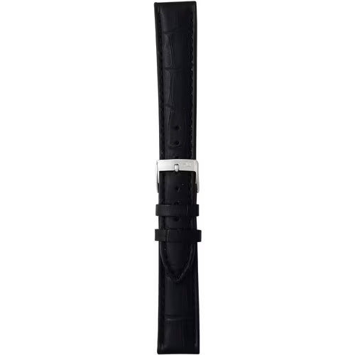 Morellato Bolle Black Alligator-Print Calf Leather Watch Strap – 12 mm – A01X2269480019CR12