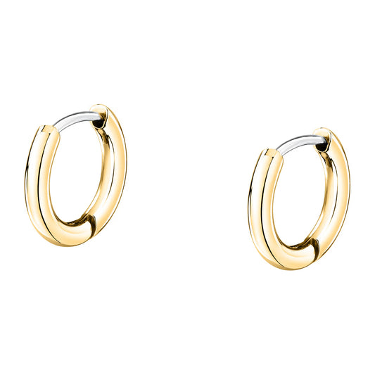 Morellato Creole Gold-Plated Stainless Steel Hoop Earrings – 1.2 cm – SAUP21