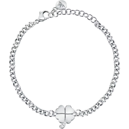 Morellato Talismani Stainless Steel Bracelet with Crystal – 16+3 cm – SAUY12