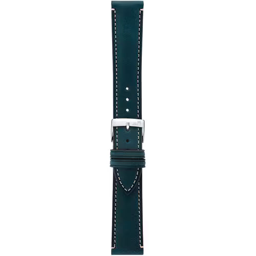 Morellato Manufatti El Greco Blue Vegetable-Tanned Leather Watch Strap – 18 mm – A01X5439B71064CR18