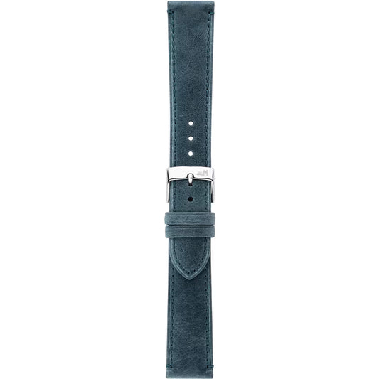 Morellato Manufatti Kahlo Blue Waxed Calf Leather Watch Strap – 16 mm – A01X6022E23064CR16