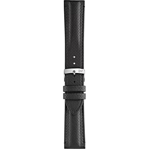 Morellato Sport-Water Resistant Race Black Perforated Vegan Watch Strap – 18 mm – A01X4909C18819CR18