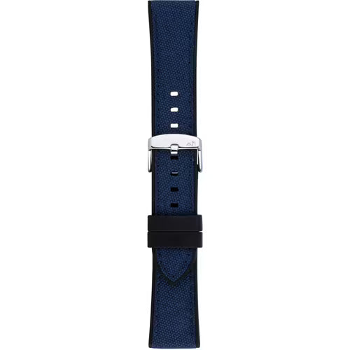 Morellato Sport-Water Resistant Stintino Blue Rubber & Fabric Watch Strap – 20 mm – A01X6082E35064CR20