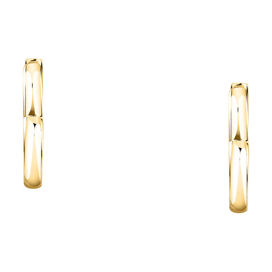 Morellato Creole Gold-Plated Stainless Steel Heart Earrings – 1.9 cm – SAUP29