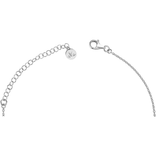 Morellato Duchessa Sterling Silver 925 Necklace with White and Green Cubic Zirconia – 45 cm – SAIW55