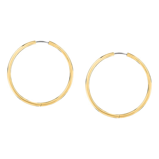 Morellato Creole Gold-Plated Stainless Steel Hoop Earrings – 3.5 cm – SAUP26