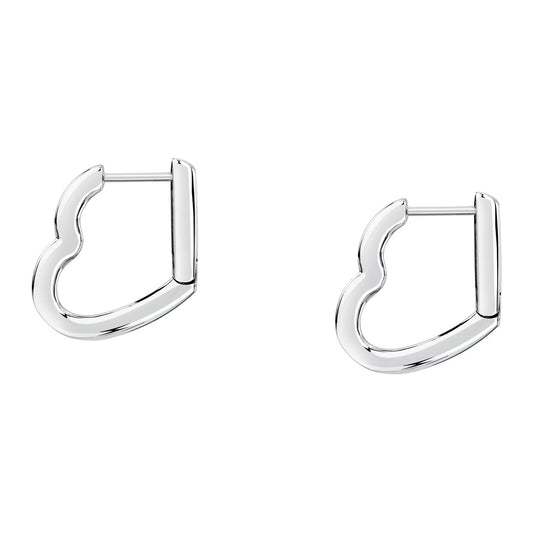 Morellato Creole Stainless Steel Heart Earrings – 1.9 cm – SAUP30