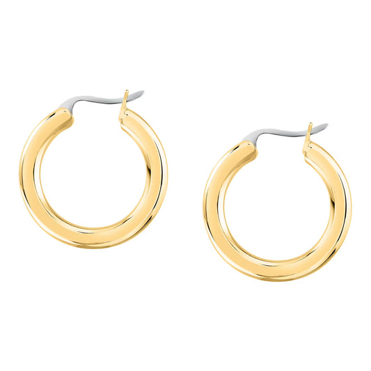 Morellato Creole Gold-Plated Stainless Steel Hoop Earrings – 2 cm – SAUP33