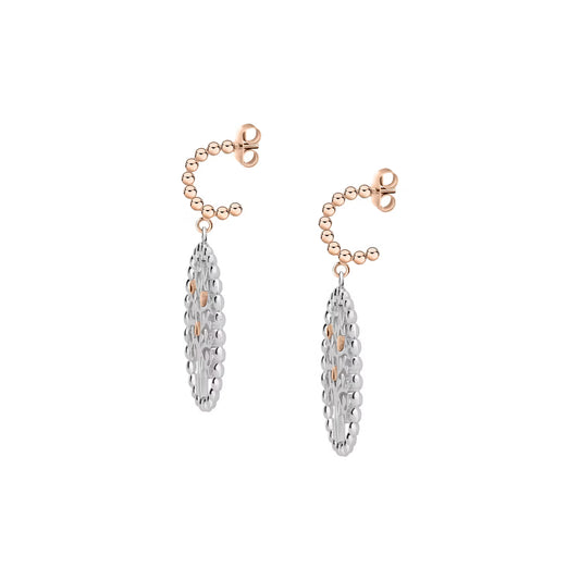Morellato Talismani Rose Gold Stainless Steel Tree of Life Drop Earrings – 3.73 cm – SAQE12
