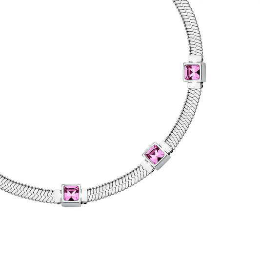 Morellato Gioia Stainless Steel Bracelet with Crystal – 16+3 cm – SAVY33
