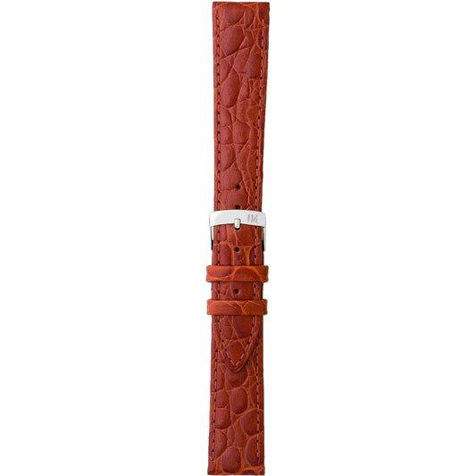 Morellato Birmingham Gold Crocodile-Print Calf Leather Watch Strap – 16 mm – A01U1563821041CR16