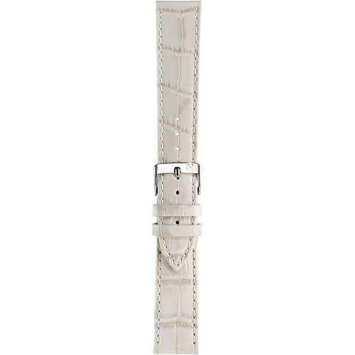 Morellato Bolle Cream Alligator-Print Calf Leather Watch Strap – 12 mm – A01X2269480026CR12