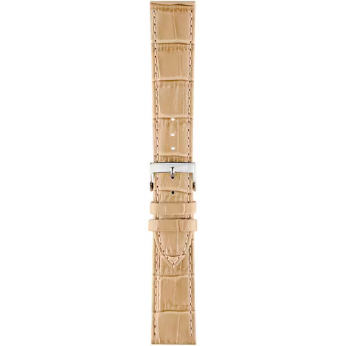 Morellato Bolle Beige Alligator-Print Calf Leather Watch Strap – 14 mm – A01X2269480027CR14