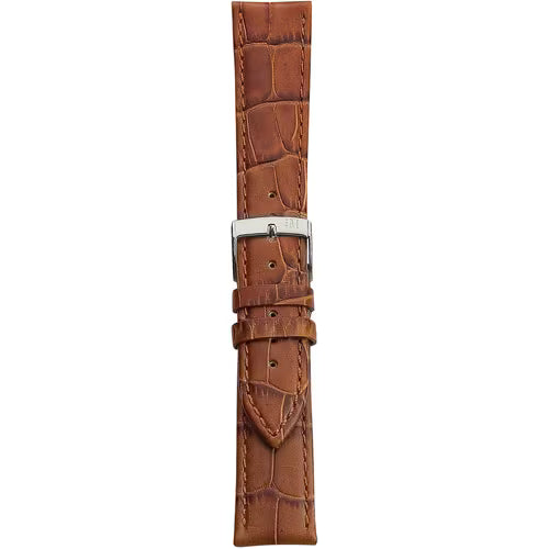 Morellato Bolle Golden Brown Alligator-Print Calf Leather Watch Strap – 12 mm – A01X2269480041CR12