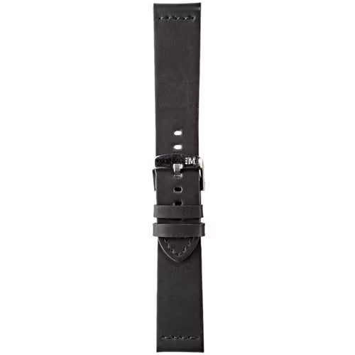 Morellato Bramante Black Smooth Calf Leather Watch Strap – 20 mm – A01X4683B90019CR20