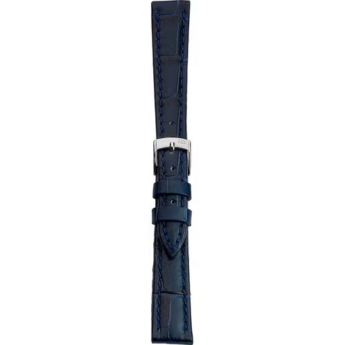 Morellato Bolle Easy Click Blue Alligator-Print Leather Watch Strap – 20 mm – A01X5203480062CR20