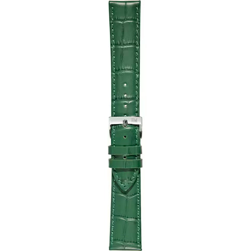 Morellato Bolle Green Alligator-Print Calf Leather Watch Strap – 14 mm – A01X2269480072CR14
