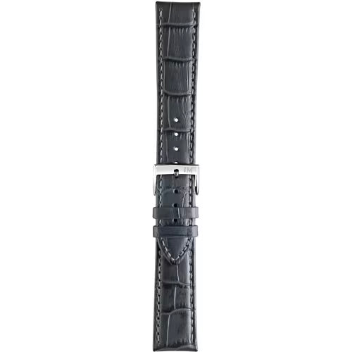 Morellato Bolle Grey Alligator-Print Calf Leather Watch Strap – 14 mm – A01X2269480191CR14