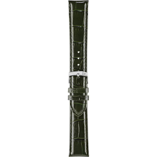 Morellato Samba Green Alligator-Print Calf Leather Watch Strap – 18 mm – A01X2704656171CR18