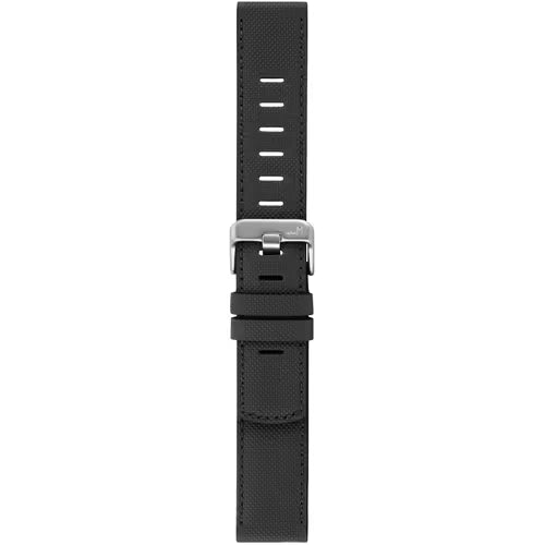 Morellato Bit Black Coated Embossed Leather Watch Strap – 20 mm – A01X6084E39119SB20