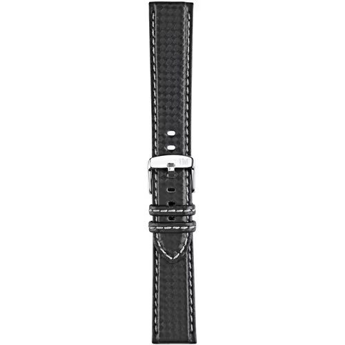 Morellato Sport-Water Resistant Biking Black & Grey Technical Carbon Watch Strap – 18 mm – A01U3586977891CR18