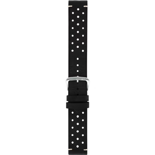 Morellato Manufatti Brahms Black Vegetable-Tanned Leather Watch Strap – 18 mm – A01X5807B71019ST18
