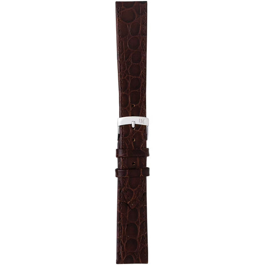 Morellato Birmingham Brown Crocodile-Print Calf Leather Watch Strap – 10 mm – A01D1563821034CR10