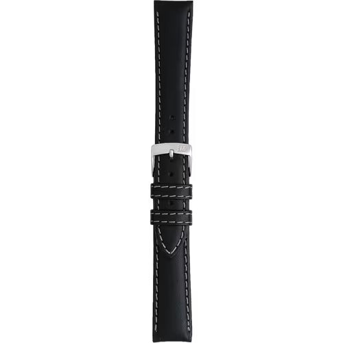 Morellato Sport-Water Resistant Regatta Black Water-Resistant Calf Leather Watch Strap – 18 mm – A01X2785237019CR18