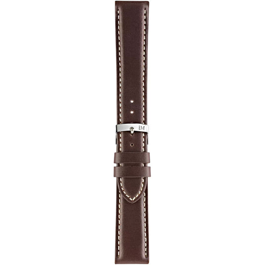 Morellato Rodius Dark Brown Coated Leather Watch Strap – 18 mm – A01X4937C23032CR18