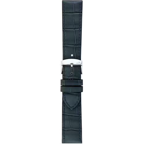 Morellato Sport-Water Resistant Ustica Blue Alligator-Grain Water-Resistant Leather Watch Strap – 20 mm – A01X6081E32062CR20