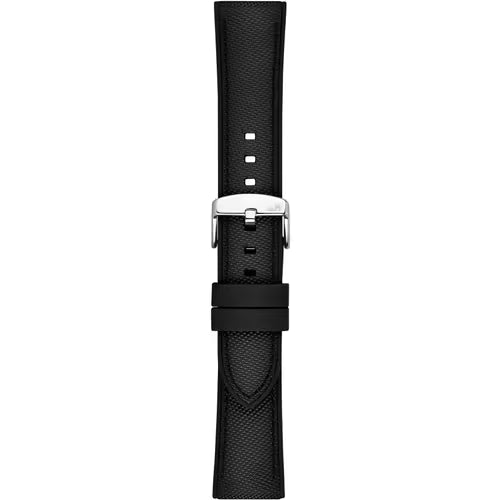 Morellato Sport-Water Resistant Stintino Black Rubber & Fabric Watch Strap – 20 mm – A01X6082E35019CR20