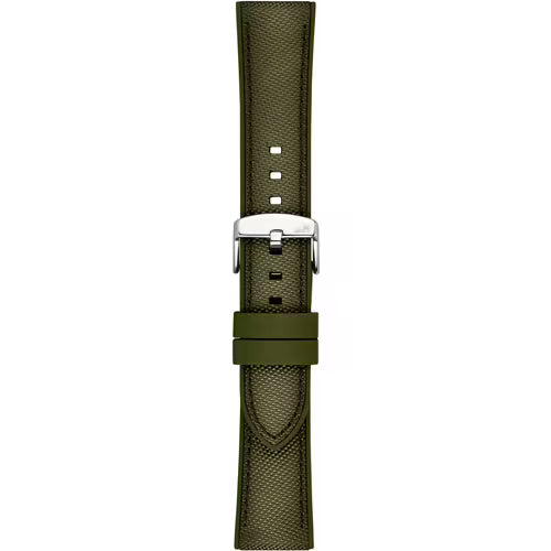 Morellato Sport-Water Resistant Stintino Green Rubber & Fabric Watch Strap – 20 mm – A01X6082E35073CR20