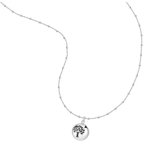 Morellato Talismani Stainless Steel Long Tree of Life Pendant Necklace – 90 + 10 cm – SAGZ19