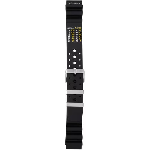 Morellato Technorubber Bomber Black Rubber & Silicone Watch Strap – 20 mm – A01U0359198019CR20