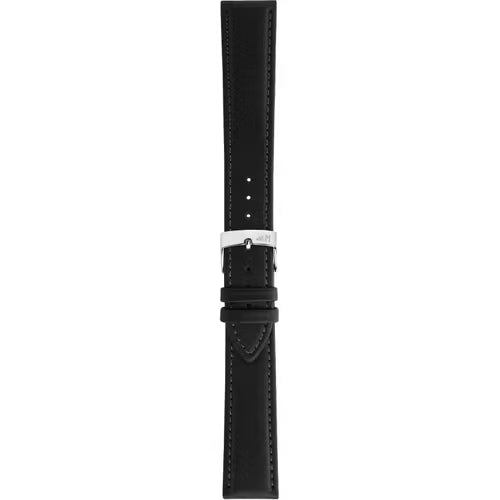 Morellato Kadjar XL Black Coated Leather Watch Strap – 18 mm – A01Y5753C23019CR18